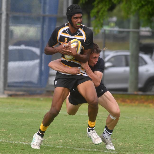QLD Rugby Union State Championships (17-18 years boys) at the Townsville Sports Precinct. Friday May 23. Metro East against Capricorn. Picture: Evan Morgan