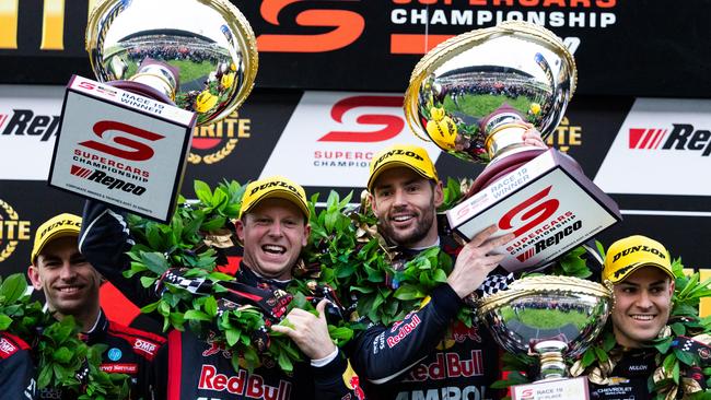 Supercars championship leader Will Brown and co-driver Scott Pye. Picture: Getty Images