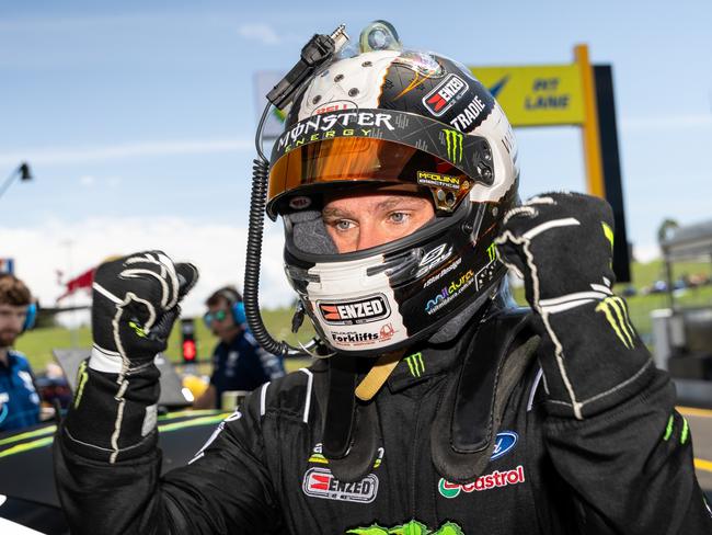 SYDNEY, AUSTRALIA - FEBRUARY 23: (EDITORS NOTE: A circular polarising filter was used for this image) Cameron Waters driver of the #6 Monster Castrol Racing Ford Mustang GT during the Sydney 500, part of the 2025 Supercars Championship at Sydney Motorsport Park on February 23, 2025 in Sydney, Australia. (Photo by Daniel Kalisz/Getty Images)