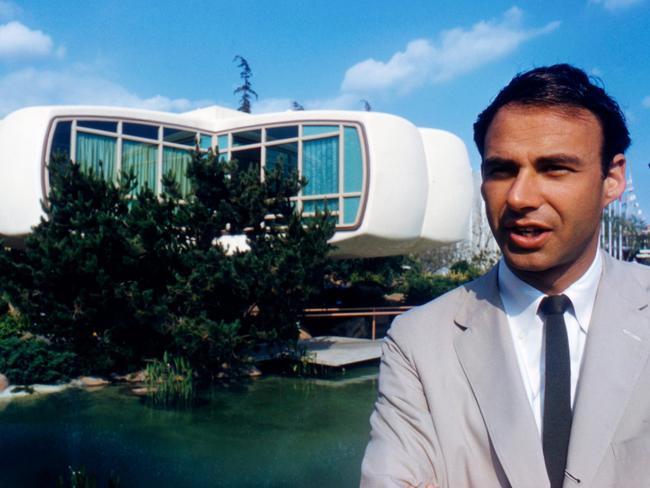 Architect Marvin Goody outside the house. Picture: Alamy