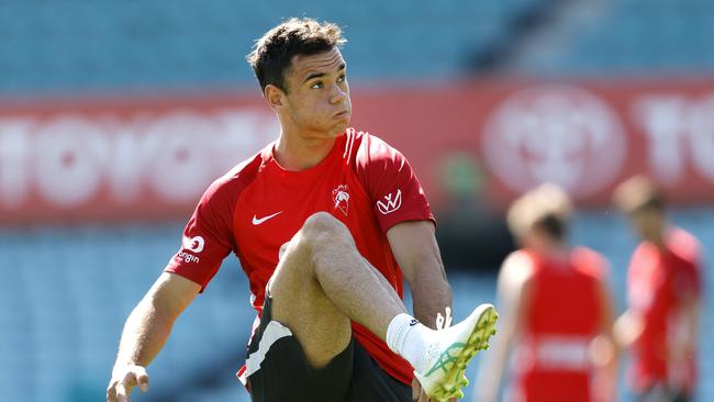 Caiden Cleary of the Sydney Swans Photo by Phil Hillyard)