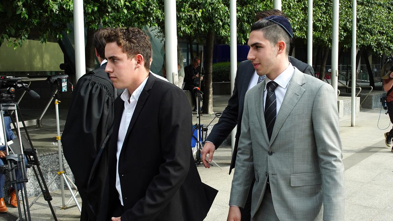 Matt Kaplan (left) and brother Joel Kaplan were two of five former students who took legal action against the school. Picture: NCA NewsWire / Luis Enrique Ascui