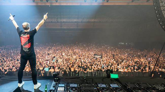 Crowds at the Transmission festival at the weekend. Picture: Supplied
