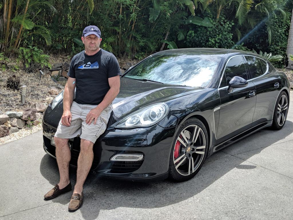 Peter King and the 2011 Porsche Panamera Turbo he purchased from Lorbek Luxury Cars.