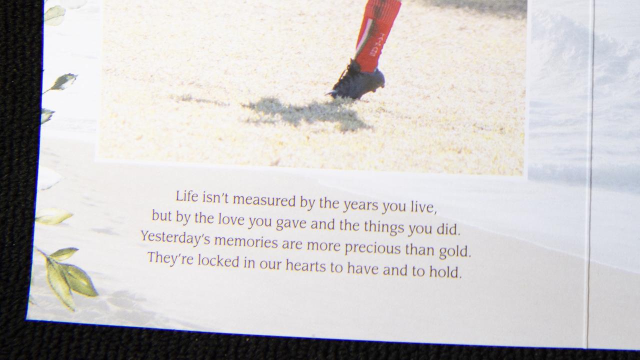 A touching tribute to Gabby. Picture: NCA NewsWire / Monique Harmer