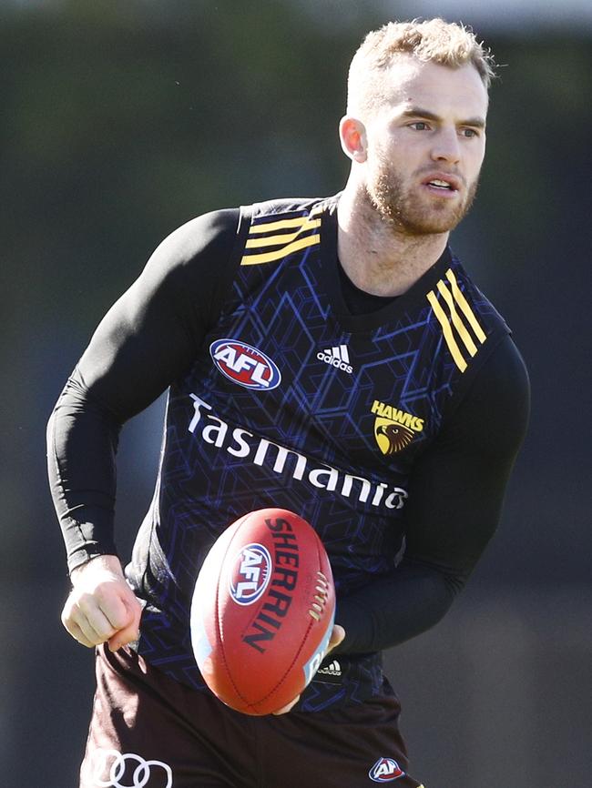 Tom Mitchell is a walk-up starter in the midfield. Picture: AAP