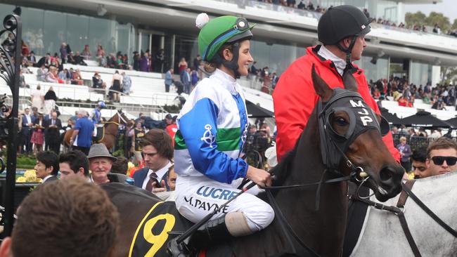 Trainer Michelle Payne still holds her licence as a jockey.