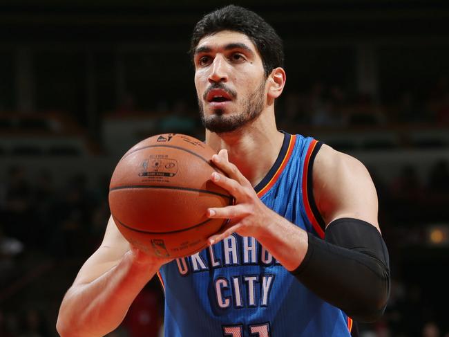 Oklahoma City star Enes Kanter.