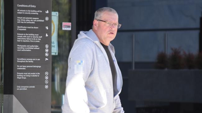 David Brooke leaves the ACT Magistrates Court in July 2023, when he was charged. Picture: Sam Turner