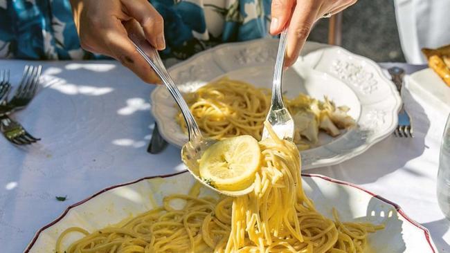 Skye McAlpine delivers a classy spaghetti with creamy lemon sauce.