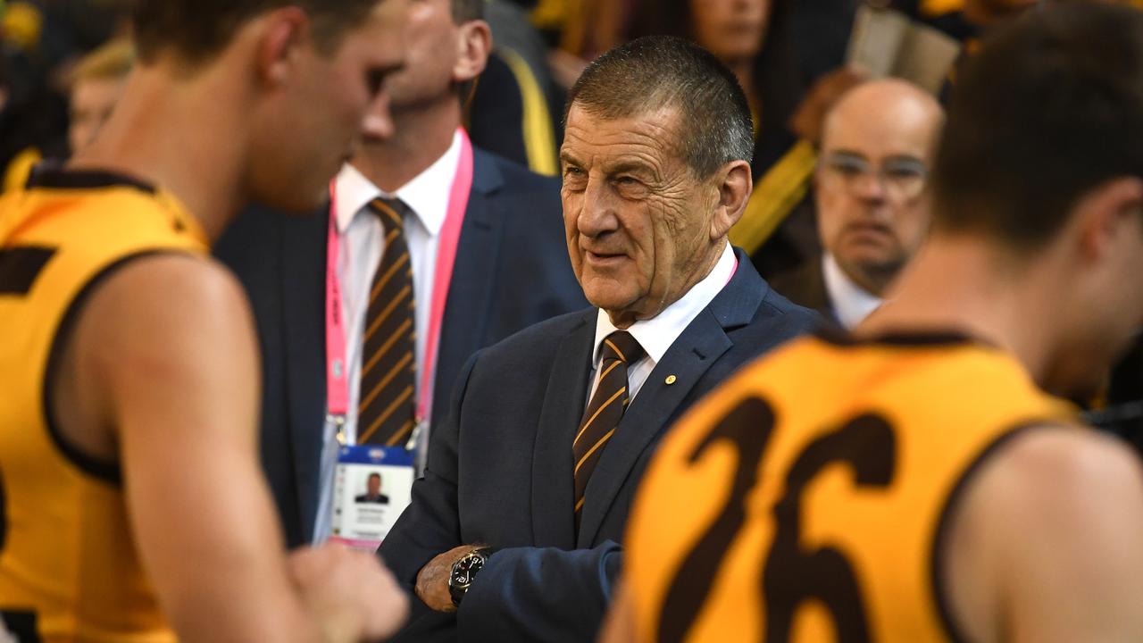 Hawks president Jeff Kennett has serious concerns over a stand-alone Tasmania team. Picture: AAP/Julian Smith