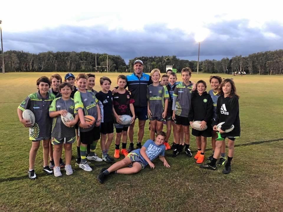 Michael Gordon visits Tweed Coast Raiders JRL.