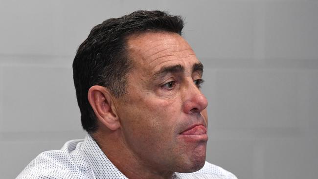 Sharks coach Shane Flanagan slammed the refereeing performance in his side’s loss to the Broncos.