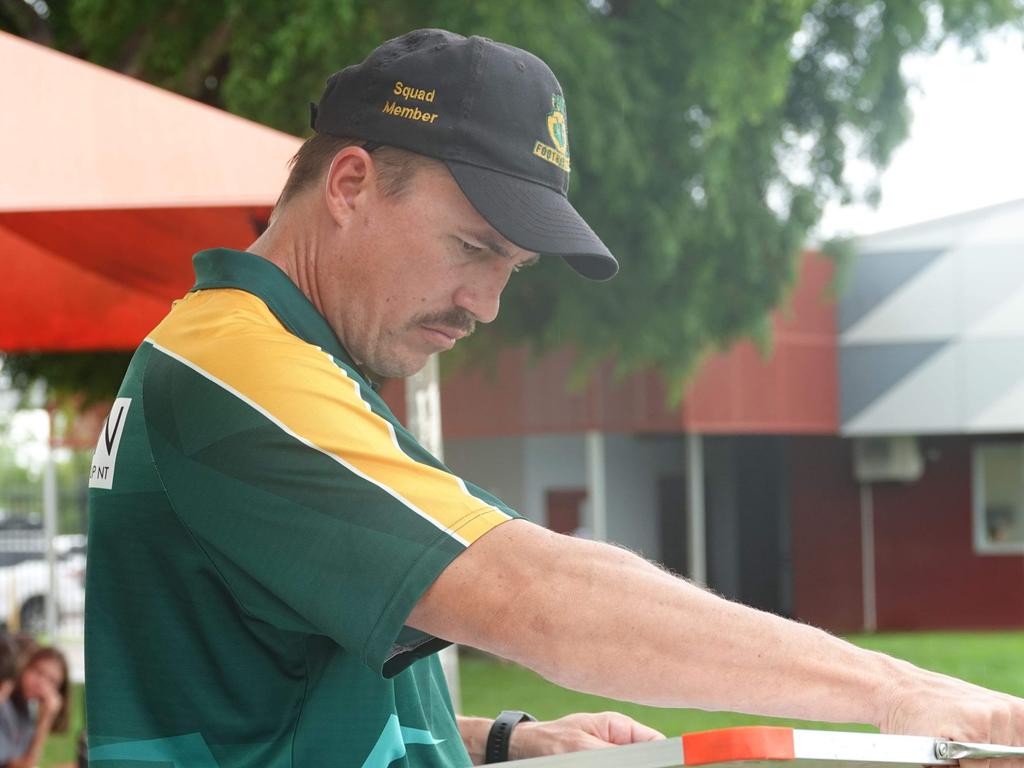 Coach John Kensey of PINT FC has been nominated for the 2024 NT News Sports Coach of the Year. Picture: Supplied.