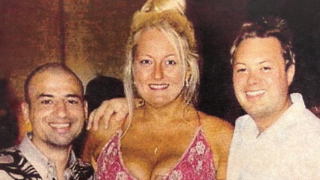 In happier times: Carl Williams (right) with Nicola Gobbo and underworld hitman Andrew ‘Benji’ Veniamin.