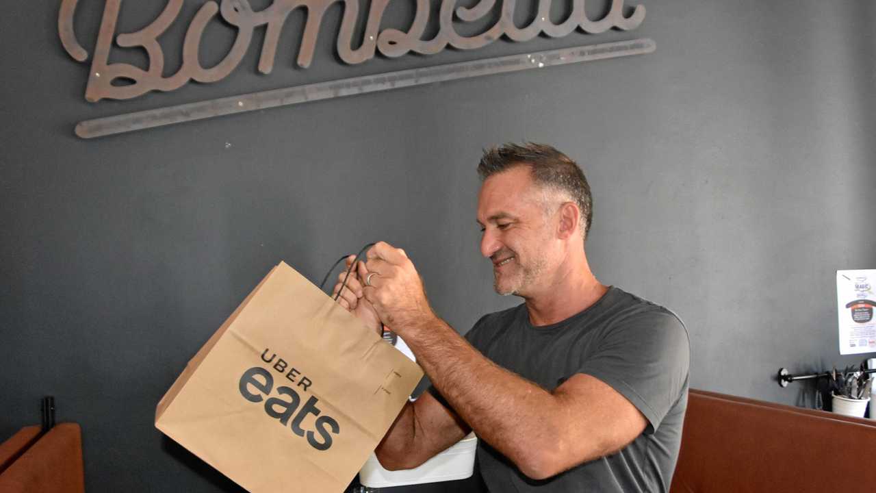 FOOD FAST: Bombetta's Pascal Turschwell has been partnered with Uber Eats in Noosa since its launch. Picture: Caitlin Zerafa