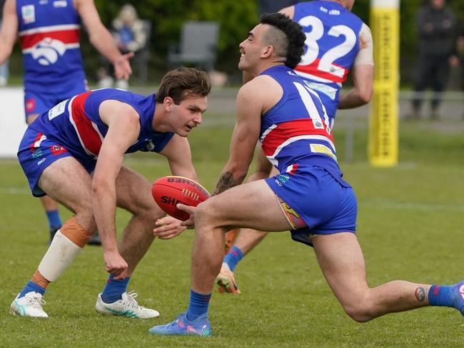 Outer East Premier Division football grand final: Narre Warren v Wandin. Wandin player  Patty Bruzzese.  Picture: Valeriu Campan