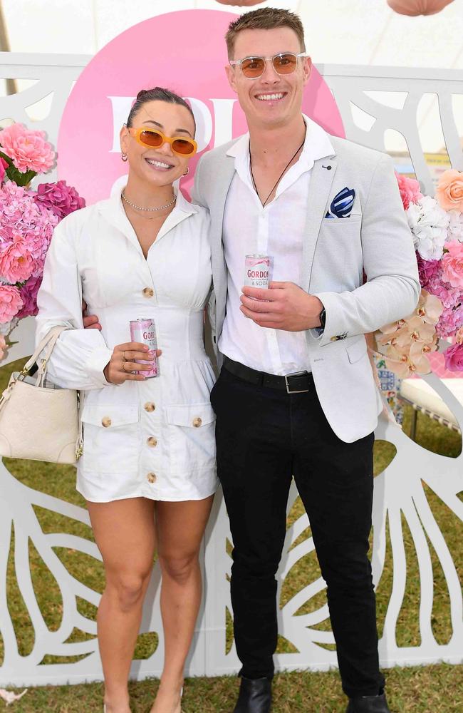 Cody Taylor and Bec Kerr at Coastline BMW Polo by the Sea. Picture: Patrick Woods.