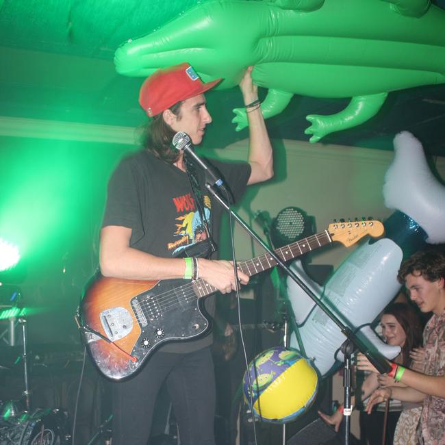 Bleeding Knees Club singer Alex Wall.