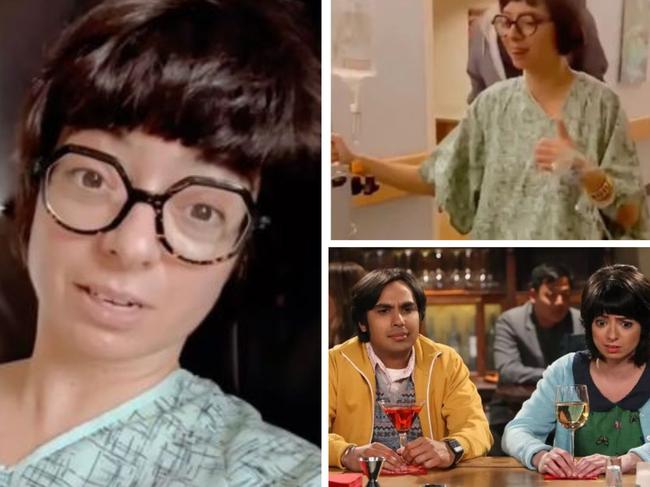 Big Bang Theory Kate Micucci star reveals lung cancer diagnosis. Picture: TikTok.