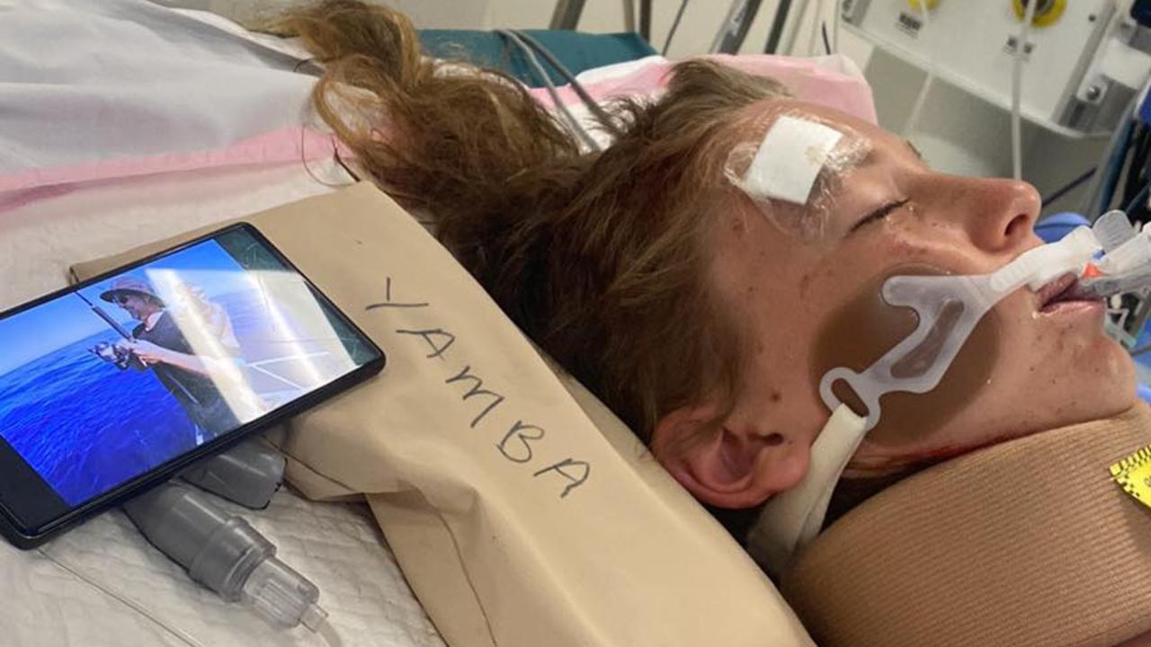 Levi Hanna’s stepmother said he loved fishing, and his family was playing his favourite fishing shows at his bedside in hope it will help him wake up.