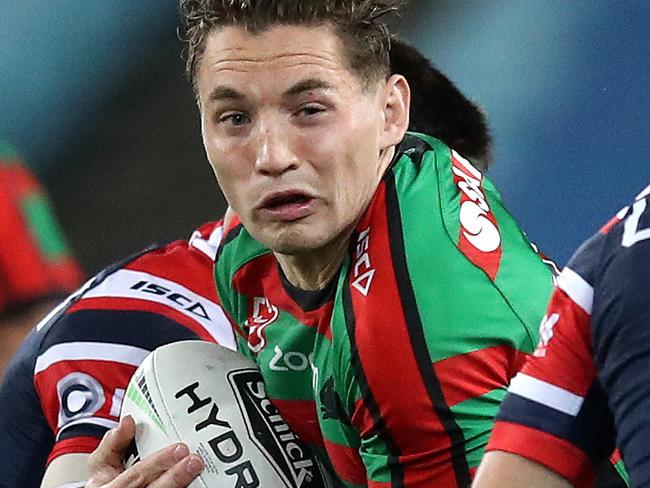 Rabbitoh's Cameron Murray during NRL match between the South Sydney Rabbitohs and Sydney Roosters at ANZ Stadium. Picture. Phil Hillyard