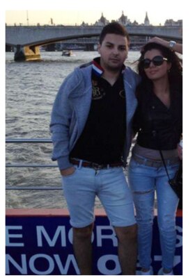 Alexandru Isvanca and Eveline Cismaru on a boat ride on the River Thames. Source: The Wall Street Journal