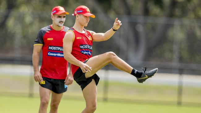 Connor Budarick at pre-season training. Picture: Jerad Williams