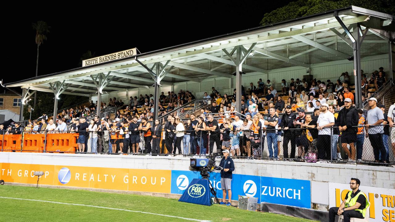 Fans fill the Keith Barnes Stand at Leichhardt Oval. Picture: Tom Parrish