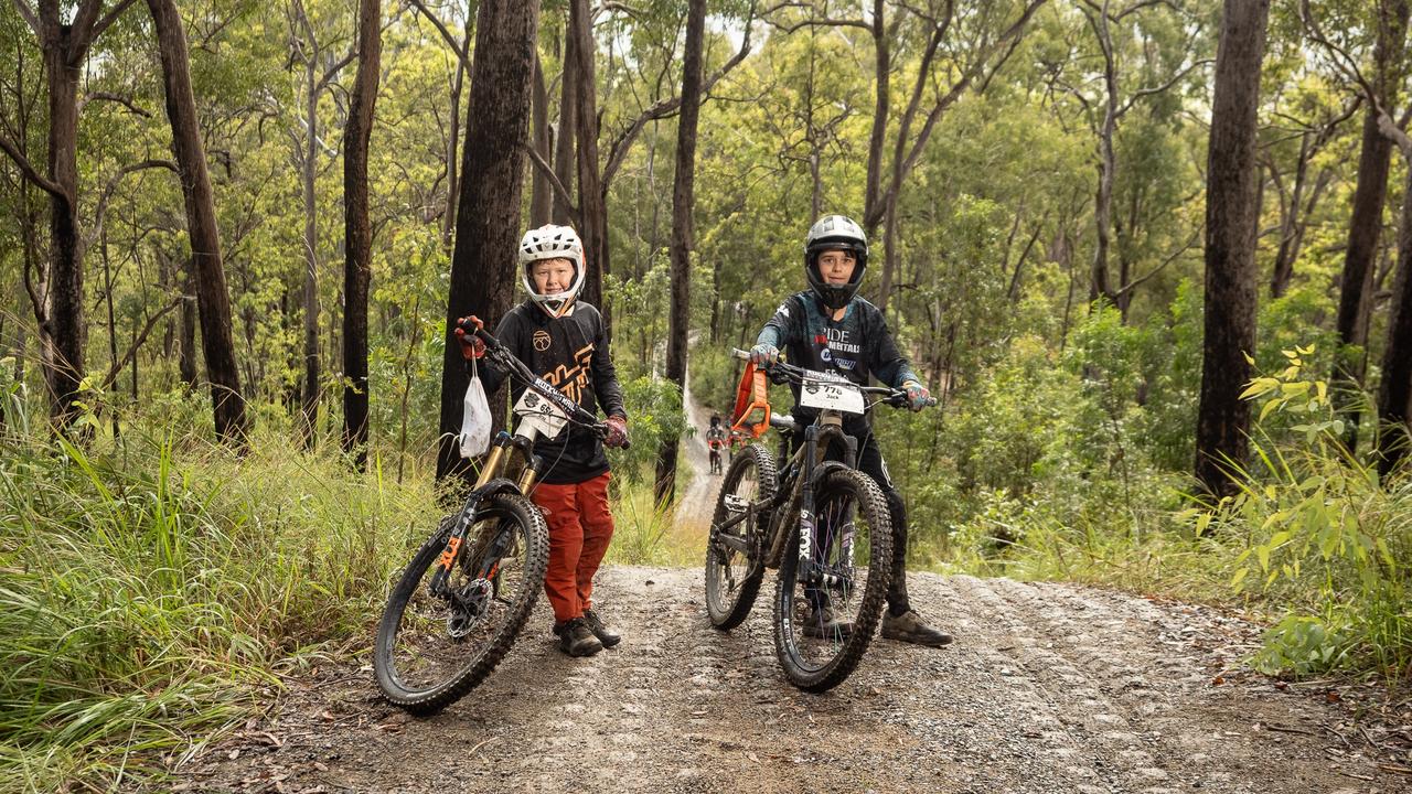 Mountain bike riders from across Australia descended on the Pioneer Valley at the weekend for the inaugural Rocky Trail Entertainment Fox Superflow at Finch Hatton in July, 2024. Picture: Rocky Trail Entertainment