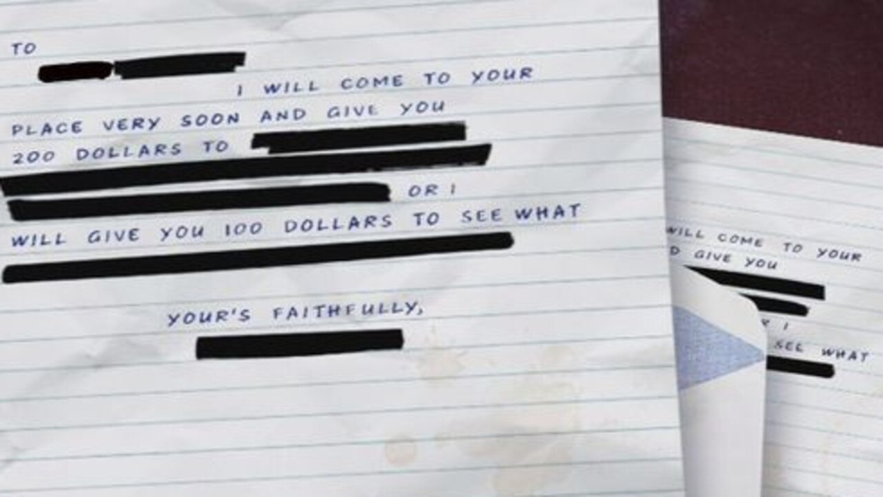 An example of the letter the women were sent in the mail. Picture: A Current Affair