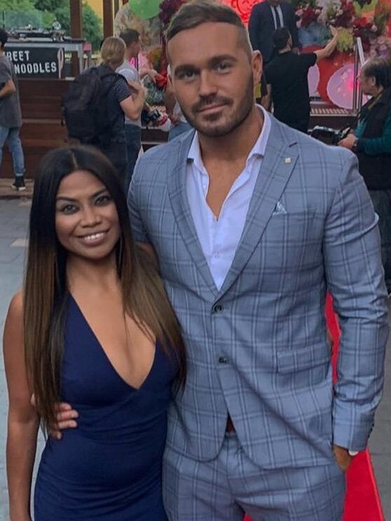 Cyrell Paule and Love Island boyfriend Eden Dally.