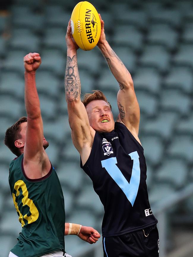 Jhye Baddeley-Kelly in action for Vic Metro. Picture: Chris Kidd