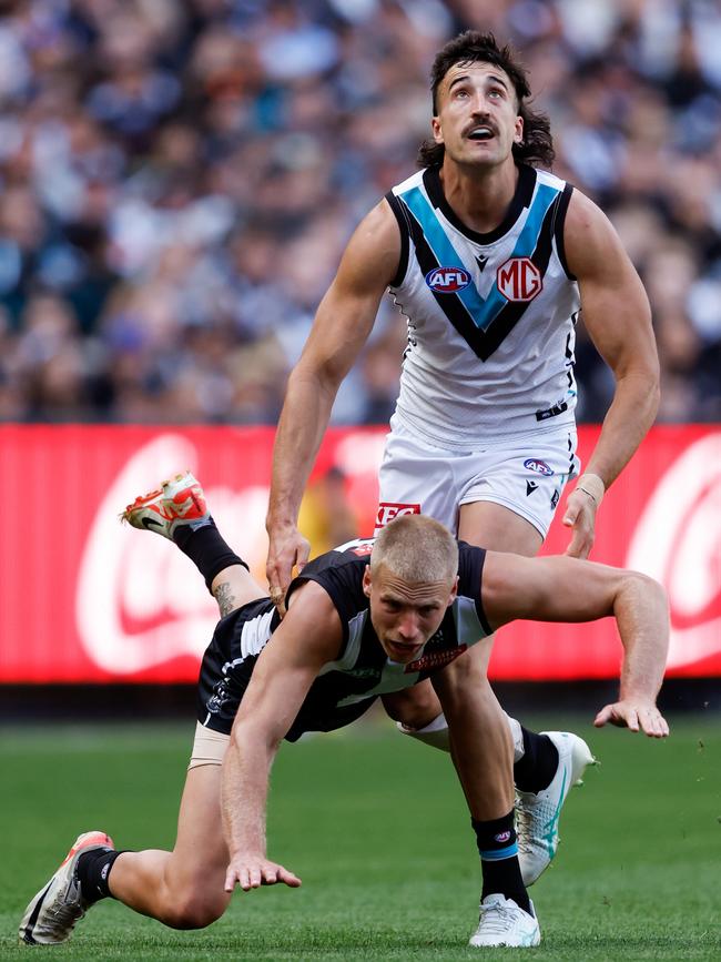 Ivan Soldo’s impact against Collingwood was down on what he has produced so far in 2024. Picture: Getty Images