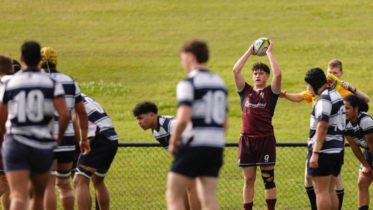 Action from the final day of the 2024 Australian Schools Rugby Championships. Picture: Rachel Wright/Anthony Edgar.