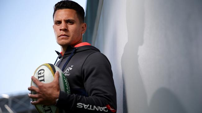 Matt Toomua before Wallabies training at Sydney Olympic Park.