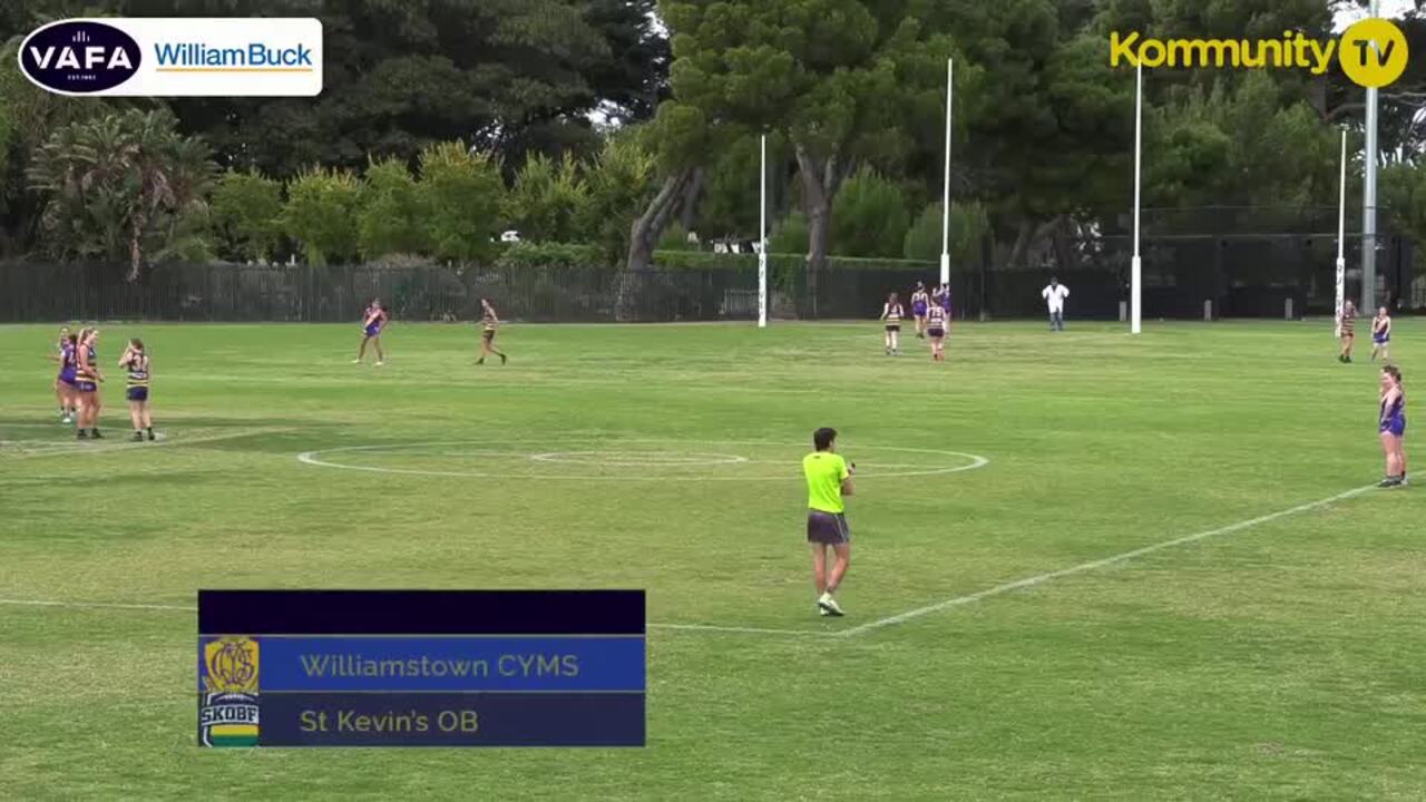 Replay: Williamstown CYMS v St Kevin's (Women Reserves) - 2025 VAFA Round 8