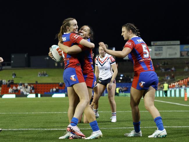 The Newcastle Knights have kicked off their premiership defence in style. Picture: NRL Imagery