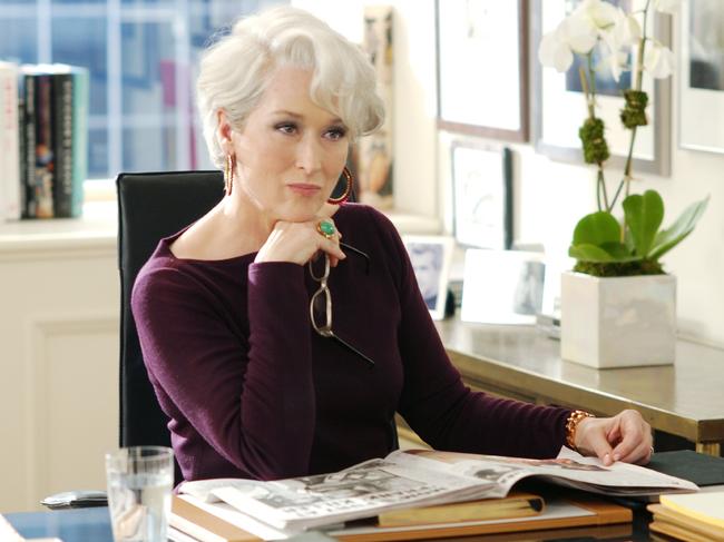 2006 : Meryl Streep in a scene from the film 'The Devil Wears Prada'