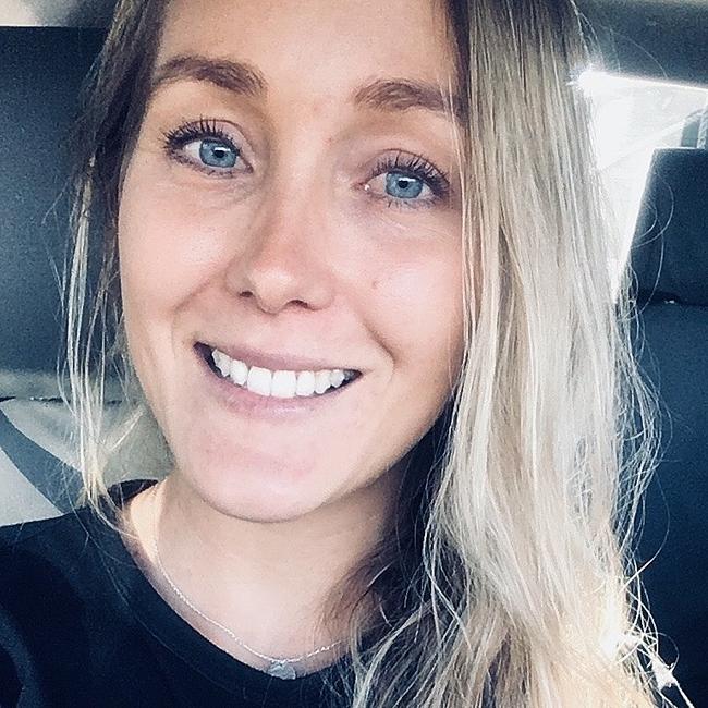 Lucy Friend, one of two women bitten in a savage dingo attack, while fighting bushfires at Iron Range on Cape York. Picture: Supplied