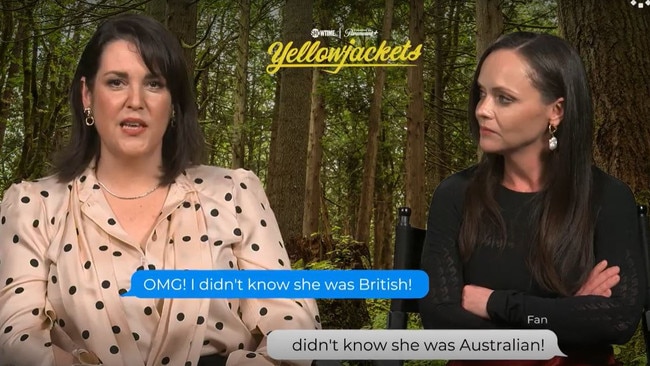 Lynskey, with co-star Christina Ricci, talks to news.com.au about her accent that’s perceived to be Australian.