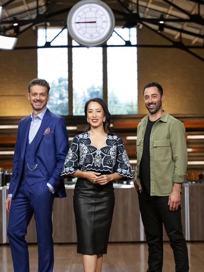 MasterChef Australia judges Jock Zonfrillo, Melissa Leong and Andy Allen