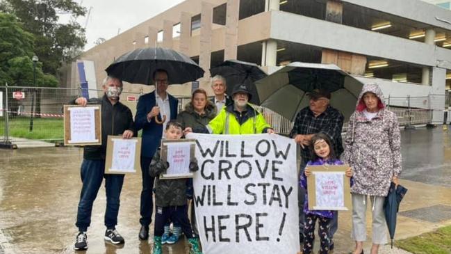 Senator David Shoebridge (second from left, next to Suzette Meade and Parramatta councillor Phil Bradley) at the site of the Powerhouse Museum, Parramatta. Picture: Facebook