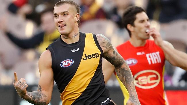 Dustin Martin has boasted career-best form in an otherwise sorry year for Richmond.