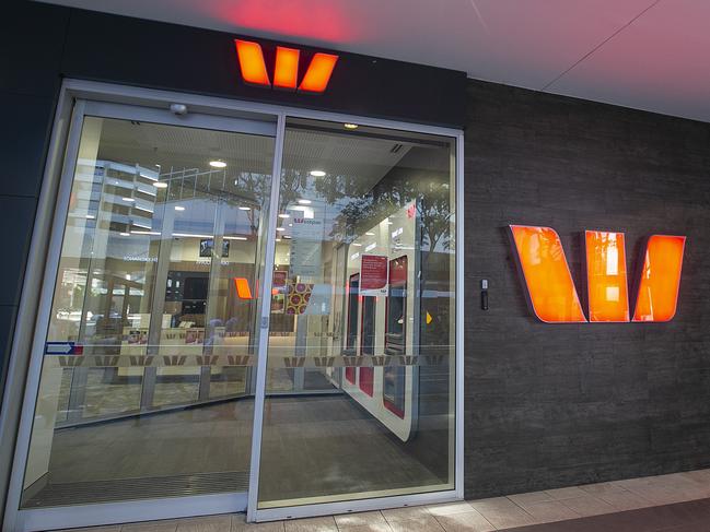 BRISBANE, AUSTRALIA - NewsWire Photos JULY 08, 2020. Westpac Bank sign in the Brisbane CBD. Picture: NCA NewsWire / Jono Searle