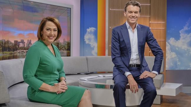 Lisa Millar and Michael Rowland host ABC News Breakfast, which is closing its Twitter account on Monday.