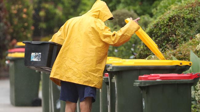 It’s time to take out the trash. Picture: John Grainger