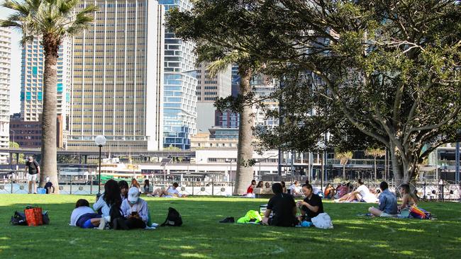 A review of public drinking laws could prompt the removal of restrictions on consuming alcohol in public spaces in Sydney. Picture: NewsWire / Gaye Gerard