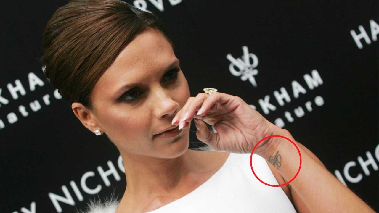 Victoria Beckham Removed Wrist Tattoo Of Husband David's Initials