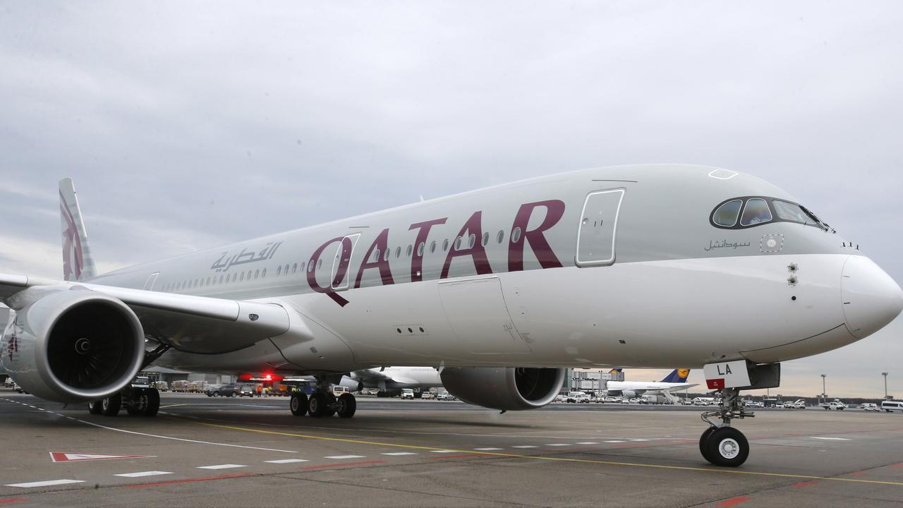 Passengers on a Qatar Airways flight are being advised to isolate themselves. Picture: AP Photo/Michael Probst